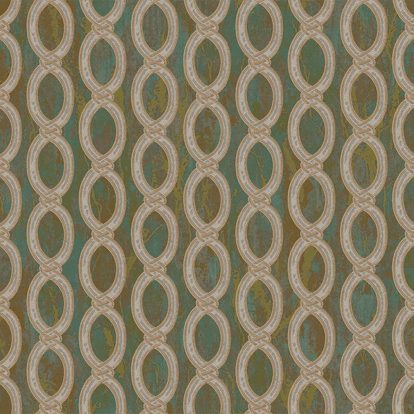 Luxury Green Geometric Embossed 3D Embossed Wallpaper, Contemporary Non-Woven Wall Covering, 41.7"W x 398"H, Washable Removab