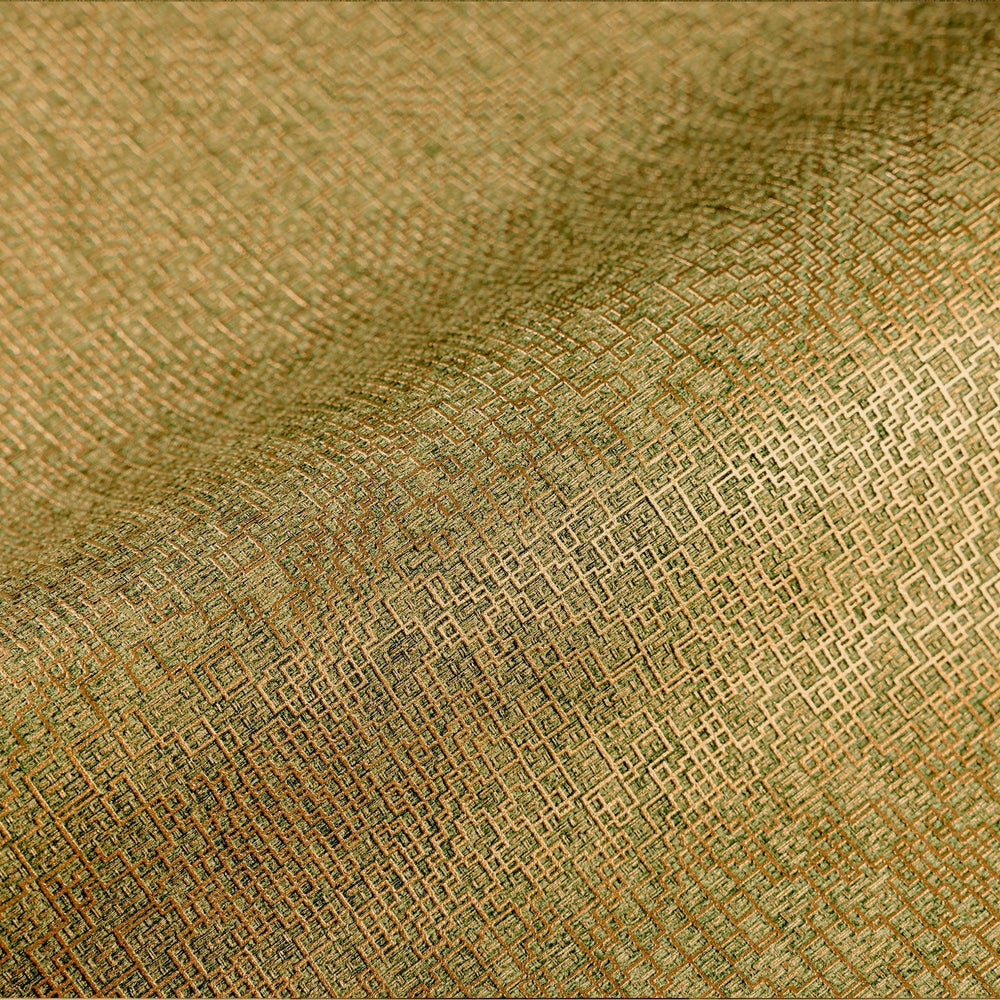 Luxury Gold Abstract Metallic 3D Embossed Wallpaper, Premium Non-Woven Wall Covering, 41.7"W x 614"H, Washable Removable for 