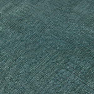 Luxury Green Abstract Geometric 3D Embossed Wallpaper, Contemporary Non-Woven Wall Covering, 41.7"W x 614"H, Washable Removab