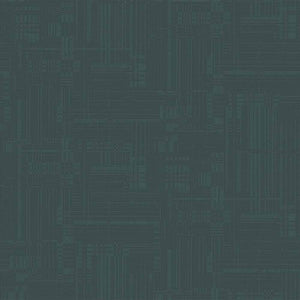 Luxury Green Abstract Geometric 3D Embossed Wallpaper, Contemporary Non-Woven Wall Covering, 41.7"W x 614"H, Washable Removab