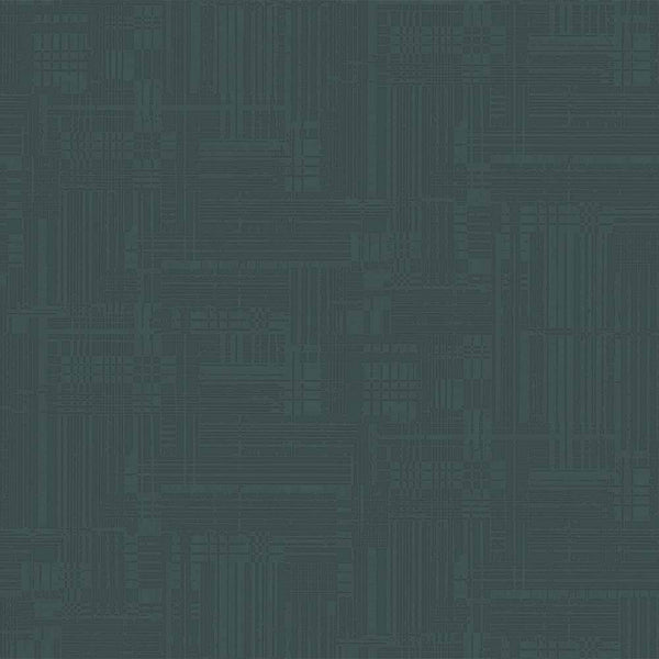 Luxury Green Abstract Geometric 3D Embossed Wallpaper, Contemporary Non-Woven Wall Covering, 41.7"W x 614"H, Washable Removab