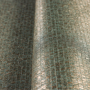 Luxury Green Abstract Metallic 3D Embossed Wallpaper, Country Non-Woven Wall Covering, 41.7"W x 614"H, Washable Removable for