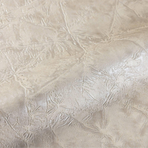 Luxury Beige Textured Wallpaper, Premium Non-Woven Wall Covering, 41.7"W x 398"H, Washable Removable for Living Room Bedroom 