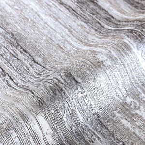 Luxury Beige Striped Stripe Glossy Wallpaper, Farmhouse Non-Woven Wall Covering, 41.7"W x 614"H, Washable Removable for Livin