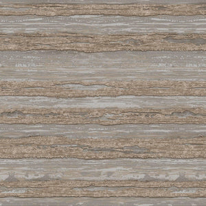 Luxury Brown Striped Stripe Glossy Wallpaper, Boho Non-Woven Wall Covering, 41.7"W x 614"H, Washable Removable for Living Roo