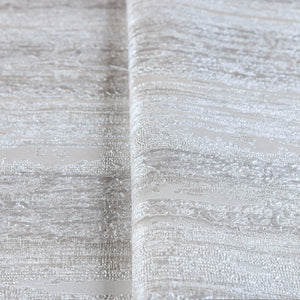 Luxury Gray Striped Stripe Glossy Wallpaper, Premium Non-Woven Wall Covering, 41.7"W x 614"H, Washable Removable for Living R