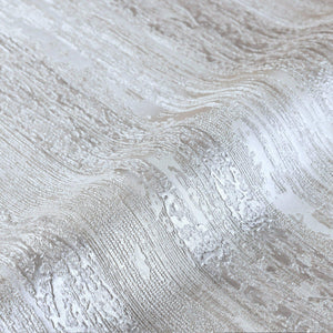 Luxury Gray Striped Stripe Glossy Wallpaper, Premium Non-Woven Wall Covering, 41.7"W x 614"H, Washable Removable for Living R