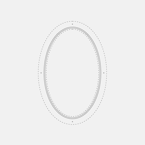 Air Window 0V 0H - Fixed Oval