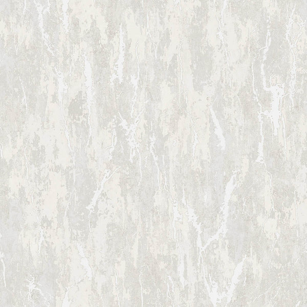 Luxury Ivory Abstract Distressed Wallpaper, Coastal Non-Woven Wall Covering, 41.7"W x 398"H, Washable Removable for Living Ro