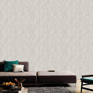 Luxury Ivory Abstract Distressed Wallpaper, Coastal Non-Woven Wall Covering, 41.7"W x 398"H, Washable Removable for Living Ro