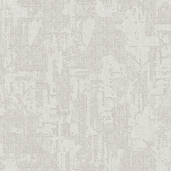 Luxury Ivory Distressed Embossed 3D Embossed Wallpaper, Mediterranean Non-Woven Wall Covering, 41.7"W x 614"H, Washable Remov