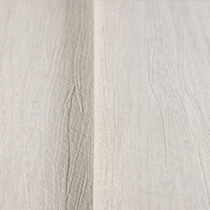 Luxury Ivory Stripe Textured 3D Embossed Wallpaper, Traditional Non-Woven Wall Covering, 41.7"W x 398"H, Washable Removable f