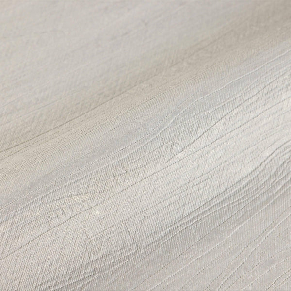 Luxury Ivory Stripe Textured 3D Embossed Wallpaper, Traditional Non-Woven Wall Covering, 41.7"W x 398"H, Washable Removable f