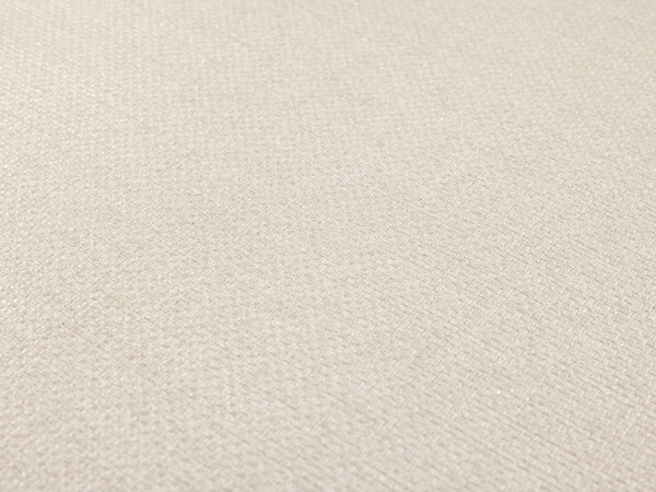 Luxury Ivory Fabric Textured Wallpaper, Traditional Non-Woven Wall Covering, 41.7"W x 614"H, Washable Removable for Living Ro