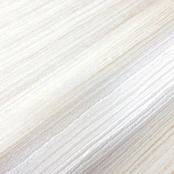 Luxury Ivory Striped Stripe Textured Wallpaper, Country Non-Woven Wall Covering, 41.7"W x 614"H, Washable Removable for Livin