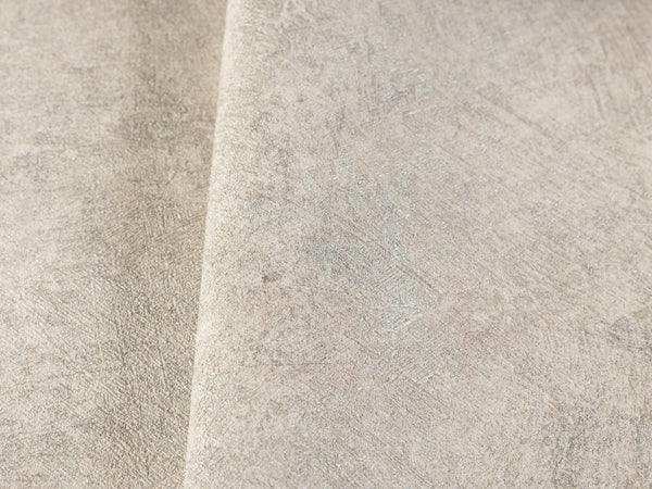 Luxury Ivory Distressed Metallic 3D Embossed Wallpaper, Contemporary Non-Woven Wall Covering, 41.7"W x 614"H, Washable Remova