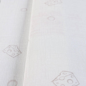 Luxury White Textured Wallpaper, Premium Non-Woven Wall Covering, 41.7"W x 614"H, Washable Removable for Living Room Bedroom 