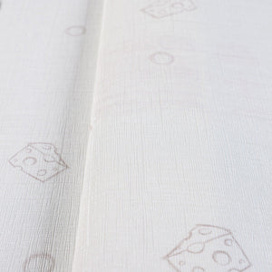 Luxury White Textured Wallpaper, Premium Non-Woven Wall Covering, 41.7"W x 614"H, Washable Removable for Living Room Bedroom 