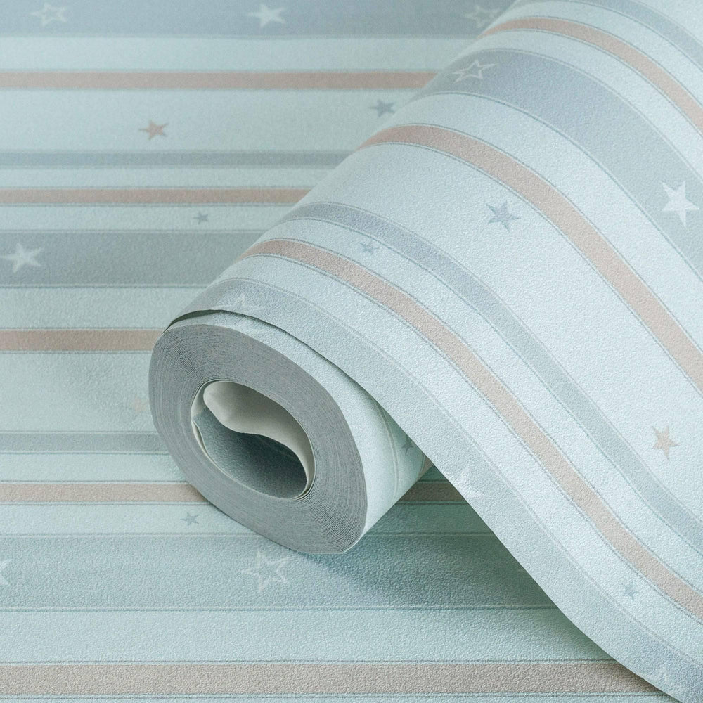 Luxury Green Striped Textured Wallpaper, Premium Non-Woven Wall Covering, 41.7"W x 614"H, Washable Removable for Living Room 