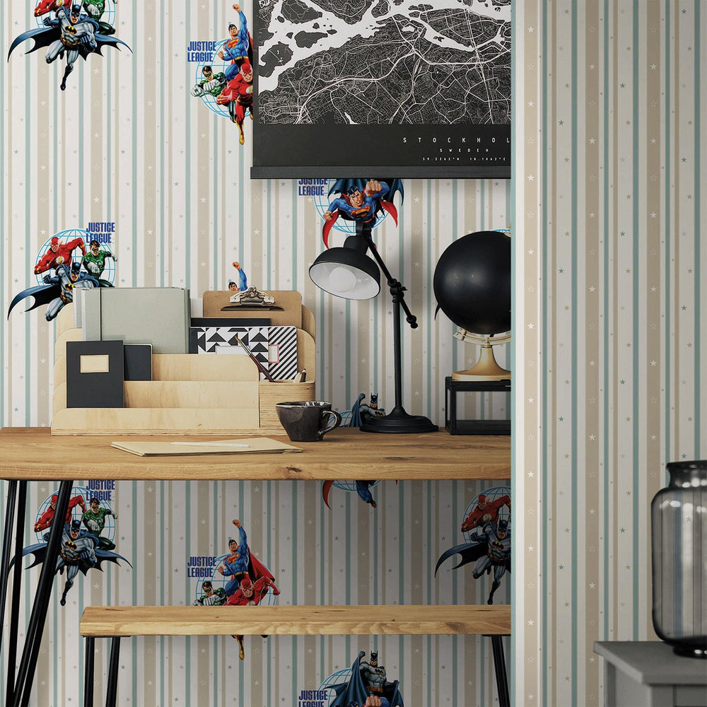 Luxury White Striped Textured Wallpaper, Premium Non-Woven Wall Covering, 41.7"W x 614"H, Washable Removable for Living Room 
