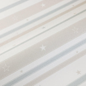 Luxury White Striped Textured Wallpaper, Premium Non-Woven Wall Covering, 41.7"W x 614"H, Washable Removable for Living Room 