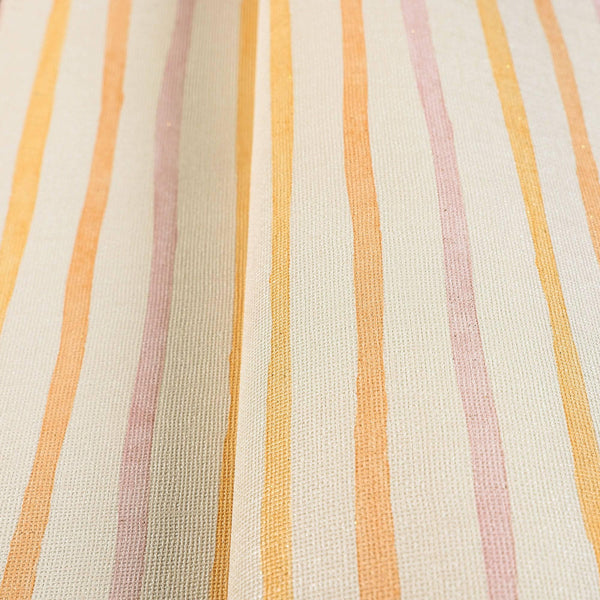 Luxury Yellow Striped Textured Wallpaper, Premium Non-Woven Wall Covering, 41.7"W x 614"H, Washable Removable for Living Room
