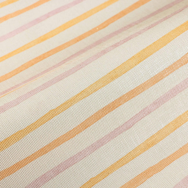 Luxury Yellow Striped Textured Wallpaper, Premium Non-Woven Wall Covering, 41.7"W x 614"H, Washable Removable for Living Room