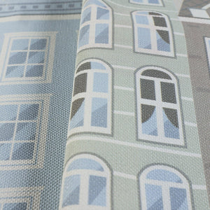 Luxury Cityscape Textured Wallpaper, Premium Non-Woven Wall Covering, 41.7"W x 614"H, Washable Removable for Living Room Bedr