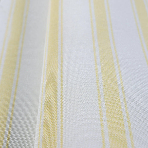 Luxury Yellow Striped Textured Wallpaper, Premium Non-Woven Wall Covering, 41.7"W x 614"H, Washable Removable for Living Room