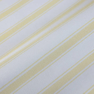 Luxury Yellow Striped Textured Wallpaper, Premium Non-Woven Wall Covering, 41.7"W x 614"H, Washable Removable for Living Room