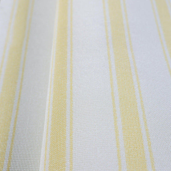 Luxury Yellow Striped Textured Wallpaper, Premium Non-Woven Wall Covering, 41.7"W x 614"H, Washable Removable for Living Room