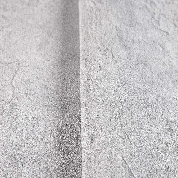 Luxury Gray Stone Textured Wallpaper, Farmhouse Non-Woven Wall Covering, 41.7"W x 398"H, Washable Removable for Living Room B