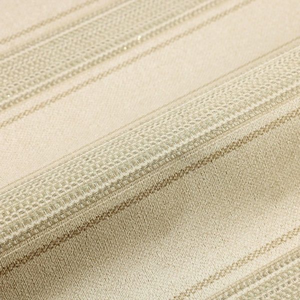 Luxury Beige Striped Stripe Wallpaper, Traditional Non-Woven Wall Covering, 41.7"W x 398"H, Washable Removable for Living Roo