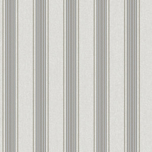 Luxury Brown Striped Stripe Wallpaper, Country Non-Woven Wall Covering, 41.7"W x 398"H, Washable Removable for Living Room Be