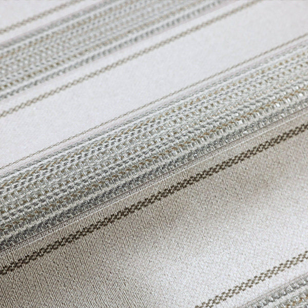 Luxury Brown Striped Stripe Wallpaper, Country Non-Woven Wall Covering, 41.7"W x 398"H, Washable Removable for Living Room Be