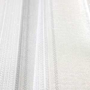 Luxury Cream Striped Stripe Wallpaper, Scandinavian Non-Woven Wall Covering, 41.7"W x 398"H, Washable Removable for Living Ro