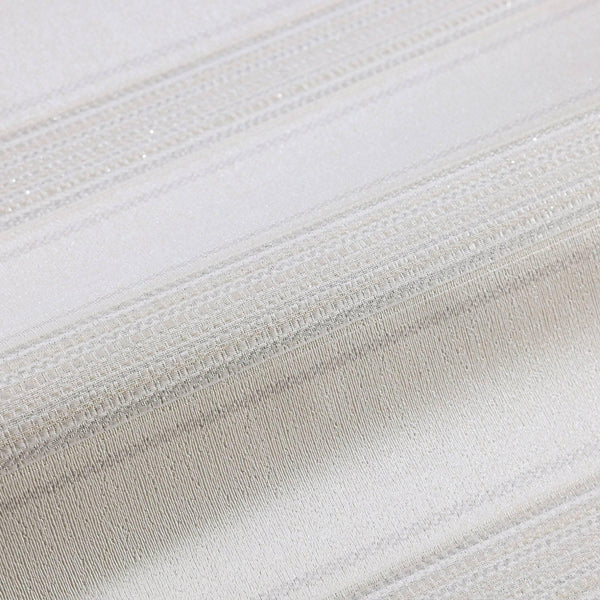 Luxury White Striped Stripe Wallpaper, Farmhouse Non-Woven Wall Covering, 41.7"W x 398"H, Washable Removable for Living Room 