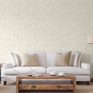 Luxury Silver Abstract Wallpaper, Coastal Non-Woven Wall Covering, 41.7"W x 398"H, Washable Removable for Living Room Bedroom