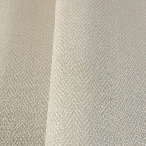 Luxury Beige Chevron Fabric Textured Wallpaper, Modern Non-Woven Wall Covering, 41.7"W x 614"H, Washable Removable for Living