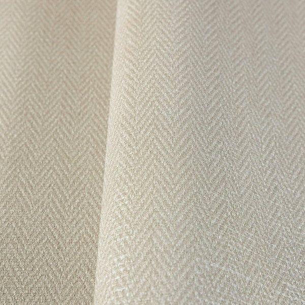 Luxury Beige Chevron Fabric Textured Wallpaper, Modern Non-Woven Wall Covering, 41.7"W x 614"H, Washable Removable for Living