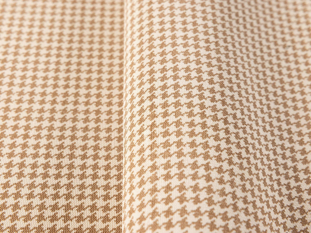 Luxury Beige Houndstooth Textured Wallpaper, Traditional Non-Woven Wall Covering, 41.7"W x 614"H, Washable Removable for Livi