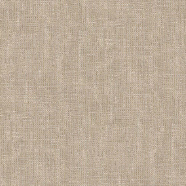 Luxury Beige Fabric Textured Wallpaper, Traditional Non-Woven Wall Covering, 41.7"W x 614"H, Washable Removable for Living Ro