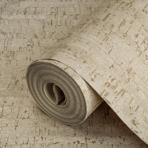 Luxury Beige Wood Textured Wallpaper, Farmhouse Non-Woven Wall Covering, 41.7"W x 614"H, Washable Removable for Living Room B