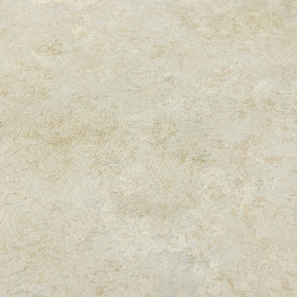 Luxury Beige Distressed Metallic 3D Embossed Wallpaper, Boho Non-Woven Wall Covering, 41.7"W x 614"H, Washable Removable for 