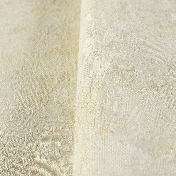 Luxury Beige Distressed Metallic 3D Embossed Wallpaper, Boho Non-Woven Wall Covering, 41.7"W x 614"H, Washable Removable for 
