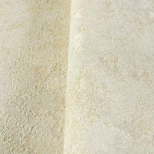 Luxury Beige Distressed Metallic 3D Embossed Wallpaper, Boho Non-Woven Wall Covering, 41.7"W x 614"H, Washable Removable for 