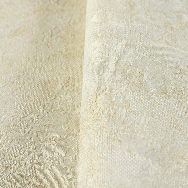 Luxury Beige Distressed Metallic 3D Embossed Wallpaper, Boho Non-Woven Wall Covering, 41.7"W x 614"H, Washable Removable for 