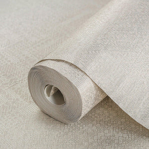 Luxury Beige Abstract Metallic 3D Embossed Wallpaper, Traditional Non-Woven Wall Covering, 41.7"W x 614"H, Washable Removable