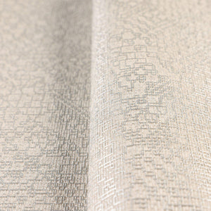 Luxury Beige Abstract Metallic 3D Embossed Wallpaper, Traditional Non-Woven Wall Covering, 41.7"W x 614"H, Washable Removable