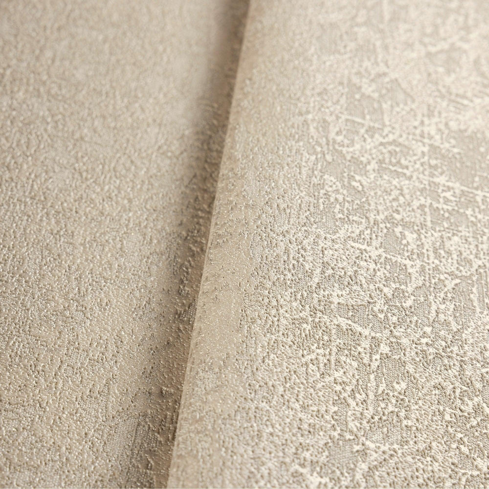 Luxury Beige Abstract Textured Wallpaper, Farmhouse Non-Woven Wall Covering, 41.7"W x 398"H, Washable Removable for Living Ro